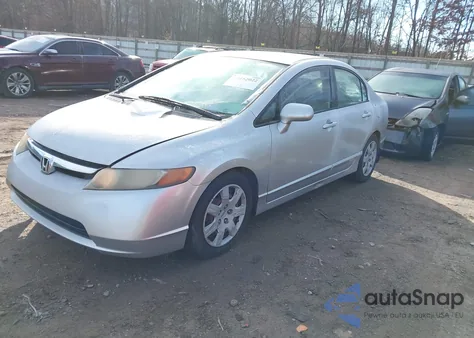 2008 Honda Civic Lx из США, поврежденный, VIN 2HGFA16548H508187